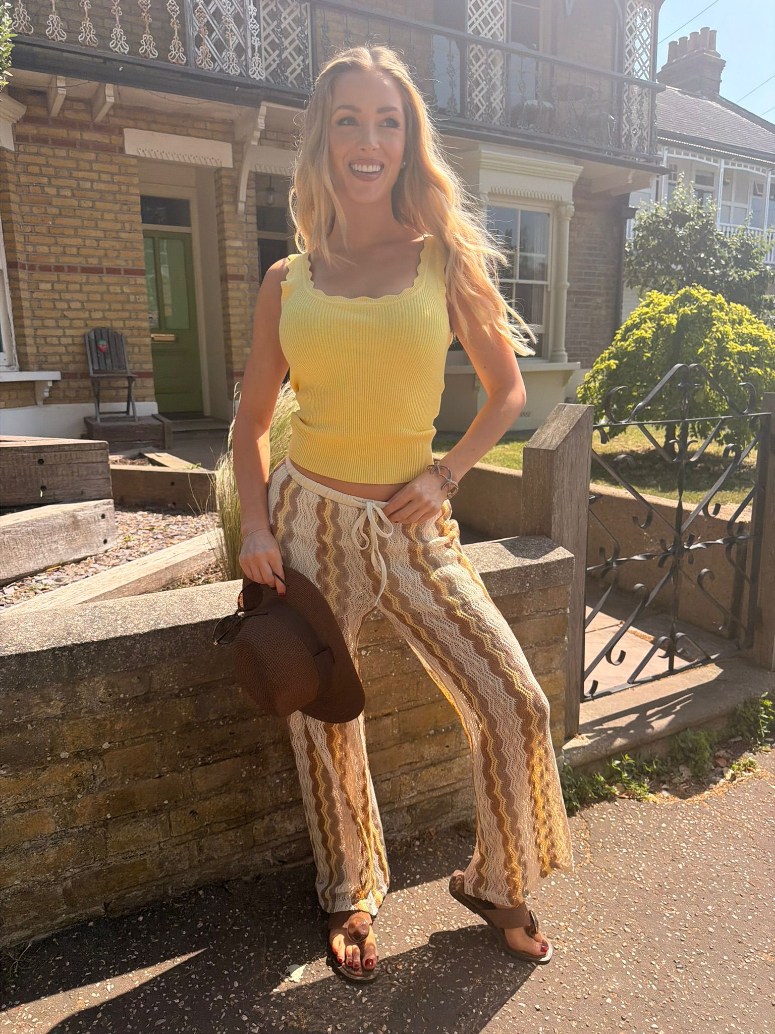 Teresa Knit Wide leg Pants