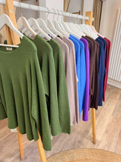 Lucy Long Sleeve Knit Jumper - 7 Colours
