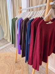 Lucy Long Sleeve Knit Jumper - 7 Colours