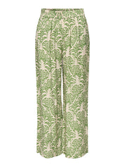 Troya Print Wide Leg Pants