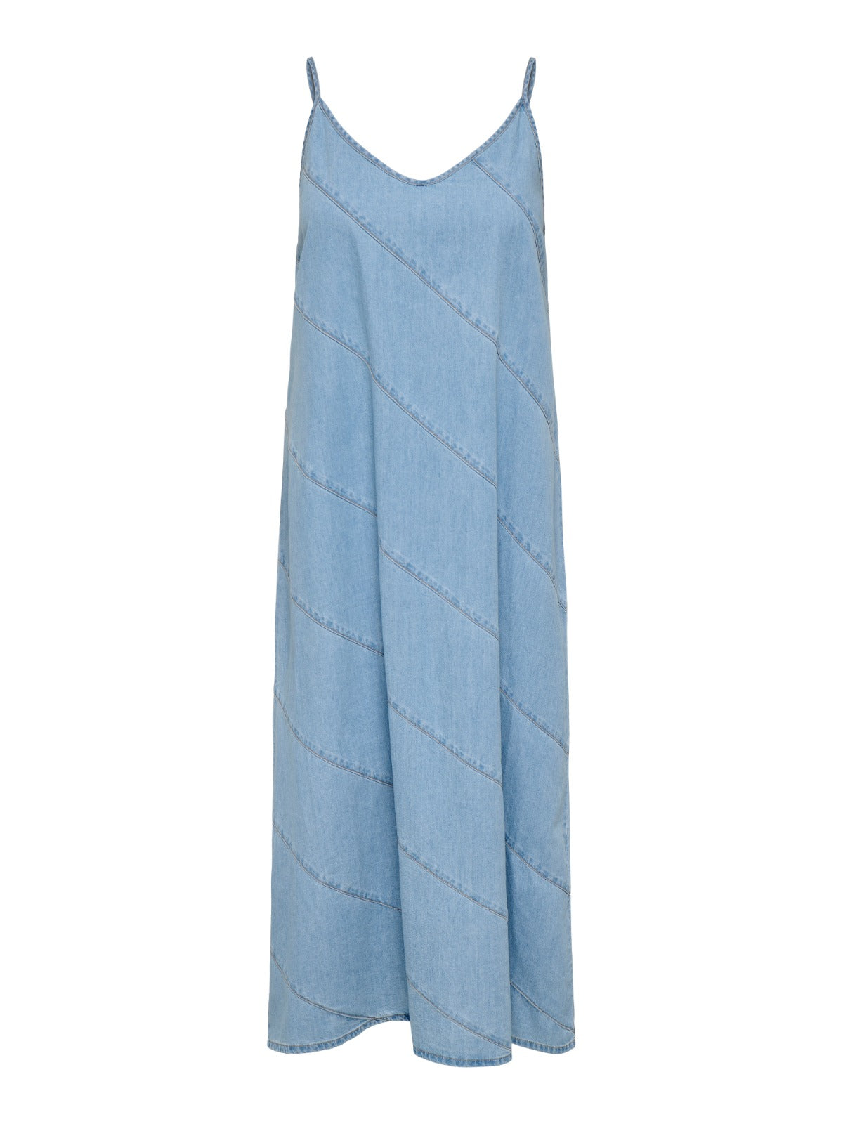 Dia Thin Strap Denim Dress
