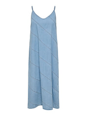 Dia Thin Strap Denim Dress