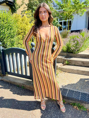 Jade Long Sleeve Knit Maxi