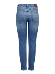 Emily Stretch Ankle Length Blue Denim Jean