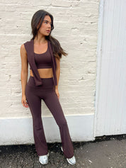 Agon Signature Espresso Flare Leggings