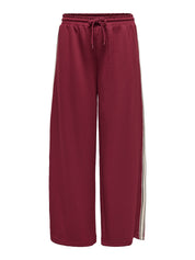 Asta Wine Side-Stripe Trousers