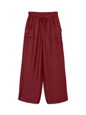 Toma Burnt Red Straight Leg Trousers