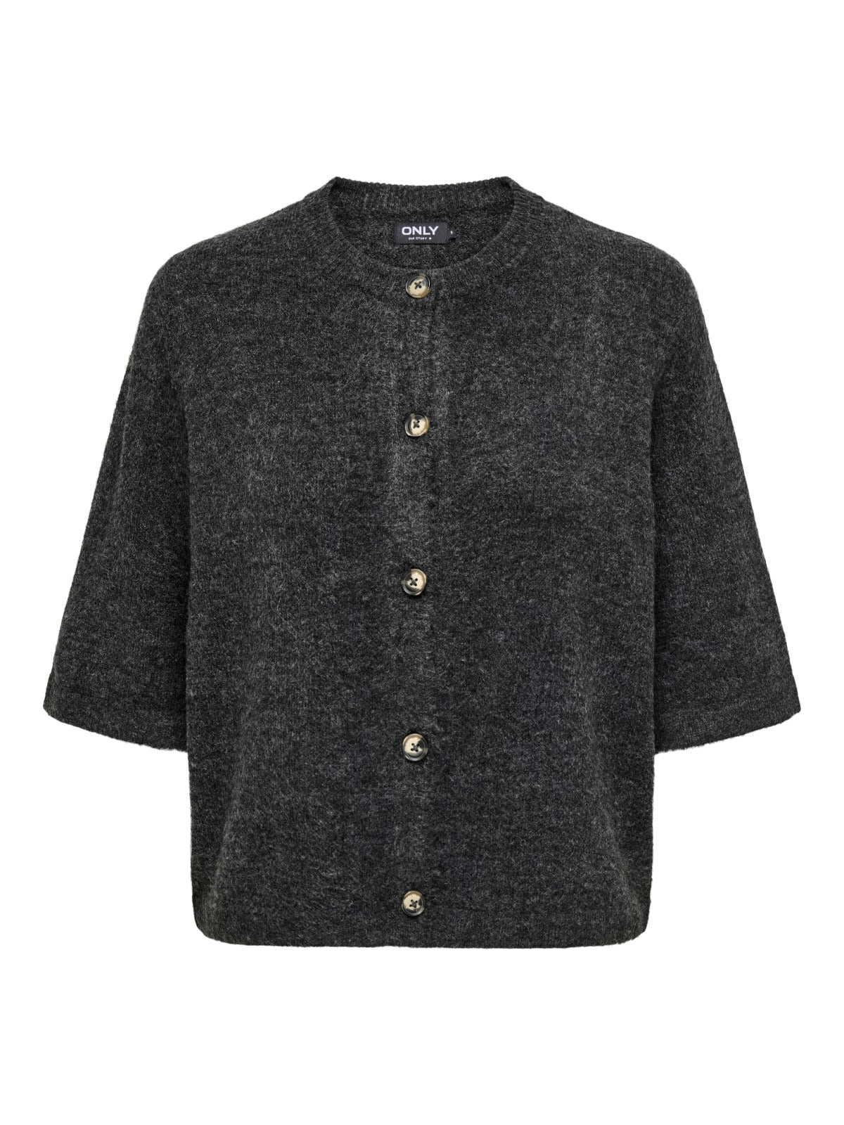 Camilla Dark Grey Short Sleeve Cardigan