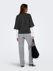Camilla Dark Grey Short Sleeve Cardigan