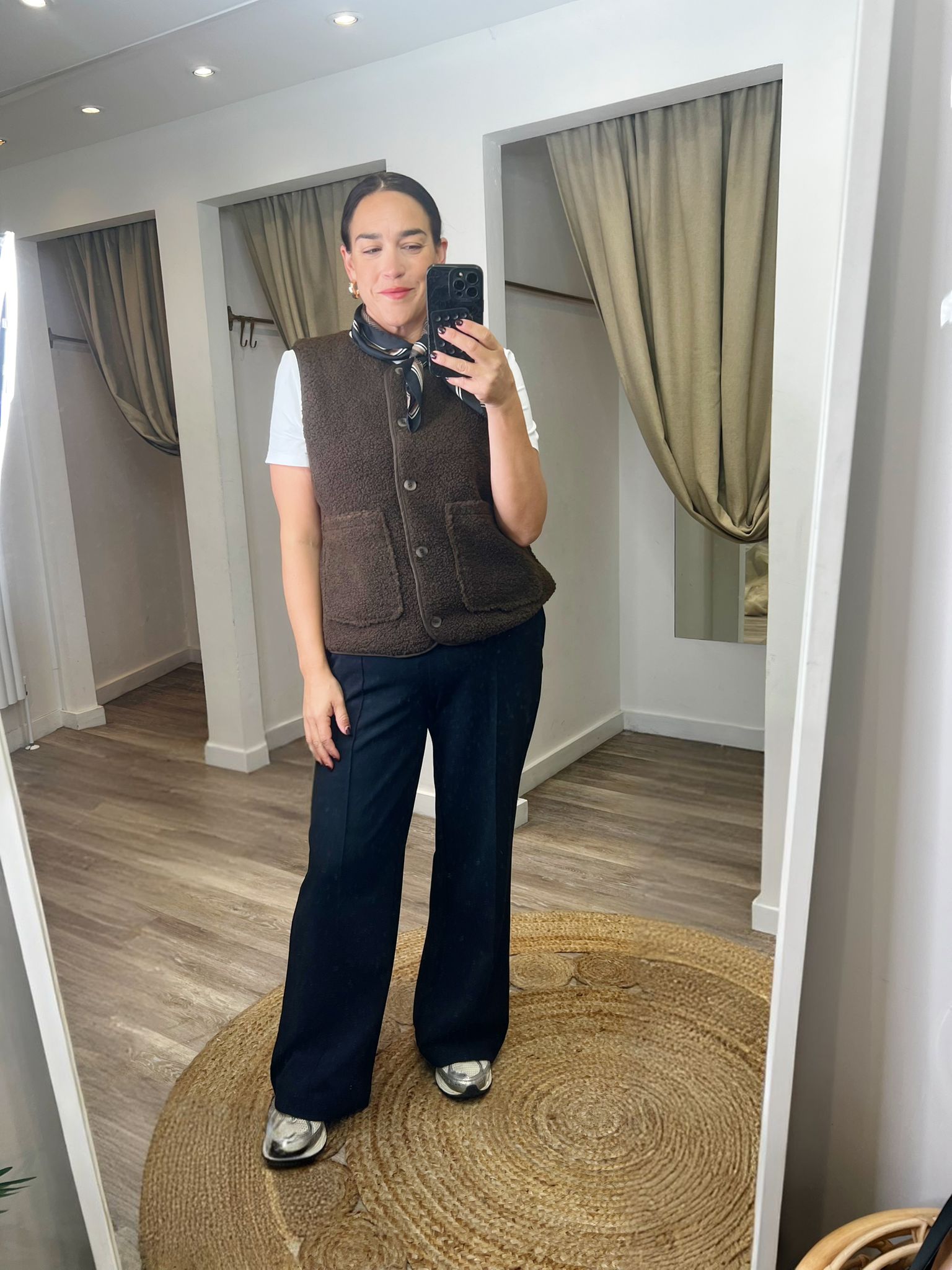 Ada Brown Teddy Waistcoat/Gilet
