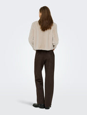 Macy Cream faux Fur Jacket