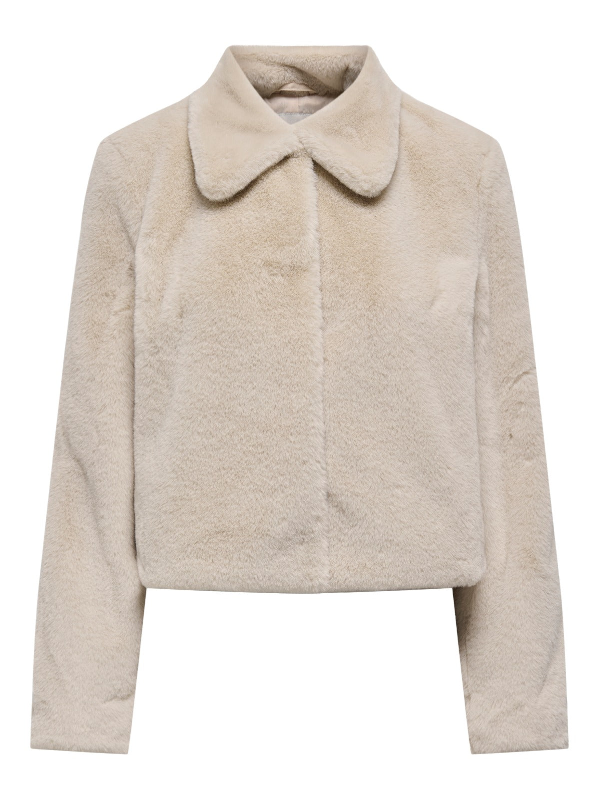 Macy Cream faux Fur Jacket