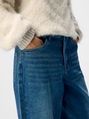 Sava Barrel Leg Mid-blue Jeans