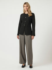 Ventura Button Detail O-neck Blazer