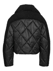 Gemma Quilted Puffer with Shearling Detail