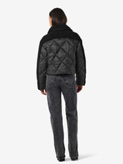 Gemma Quilted Puffer with Shearling Detail