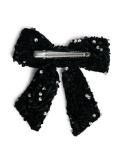 Kam Sequin Hair Bow Clip