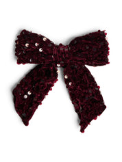Kam Sequin Hair Bow Clip