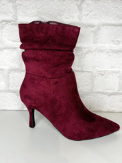 Tabbi Ruched Suede Style Short Boot