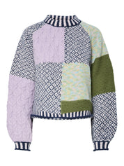Remix High Neck Chunky Knit Jumper