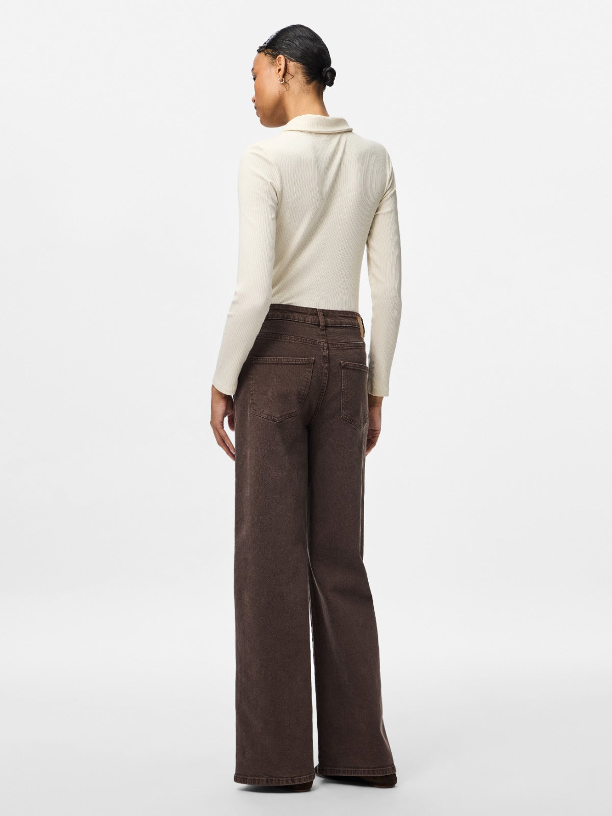Selma Brown Wide Leg Jeans