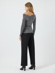 Starla Jewelled Off The Shoulder Top