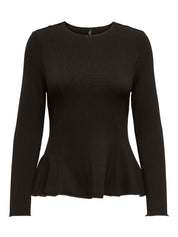 Kenya Peplum Long Sleeve Top