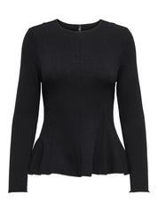 Kenya Peplum Long Sleeve Top
