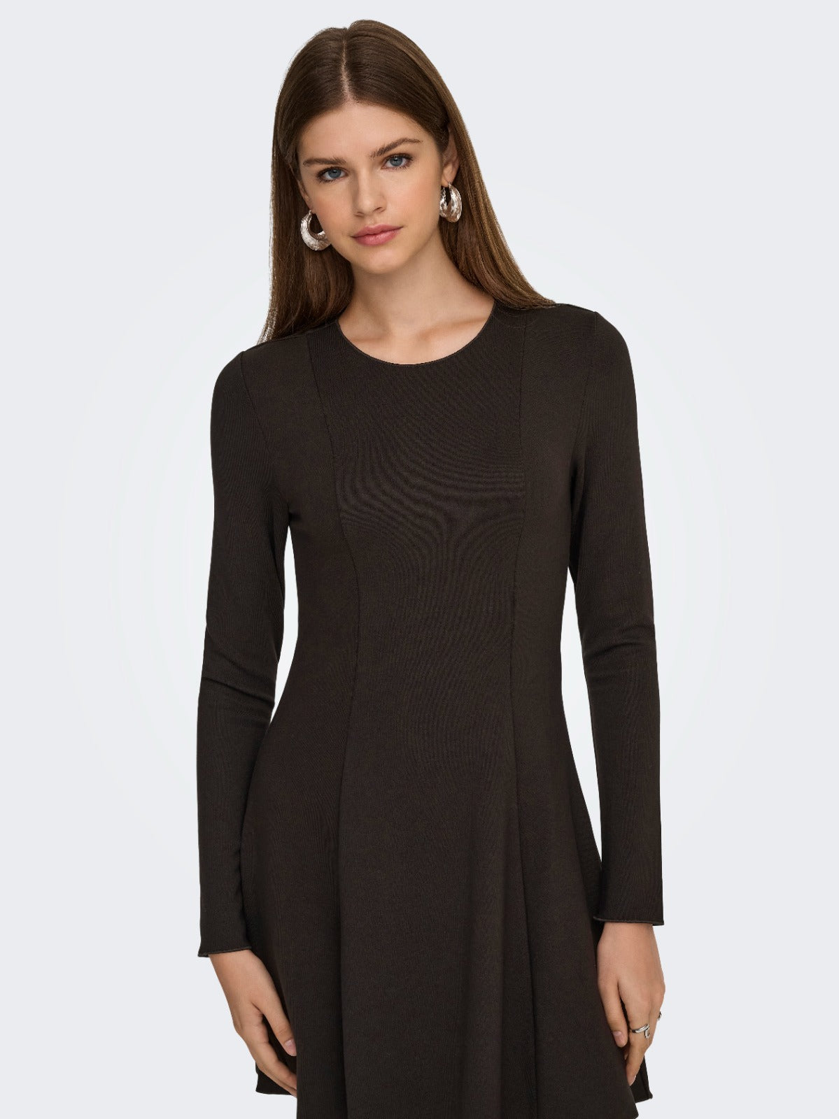 Kenya Peplum Long Sleeve Dress