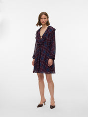 Emilie Short Checked Dress