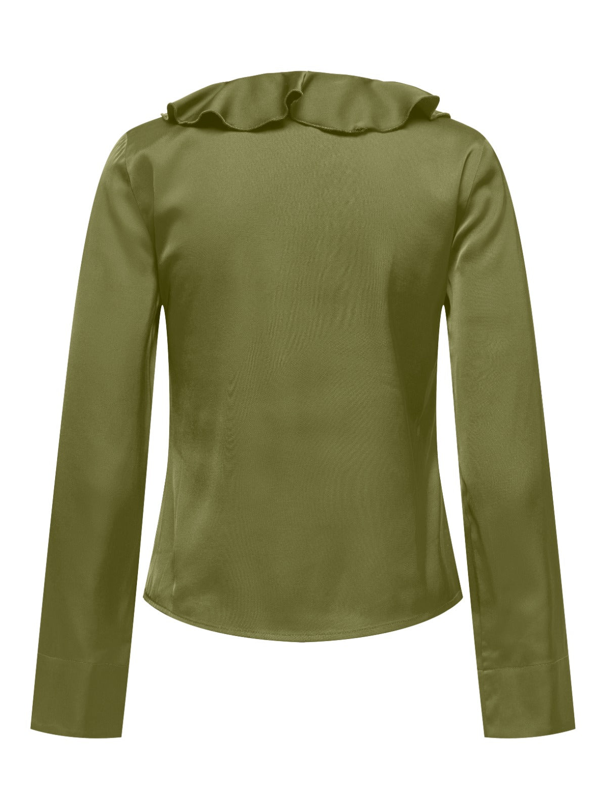 Mika Satin Frill Front Blouse