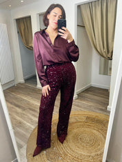 Mika Satin Shirt Blouse