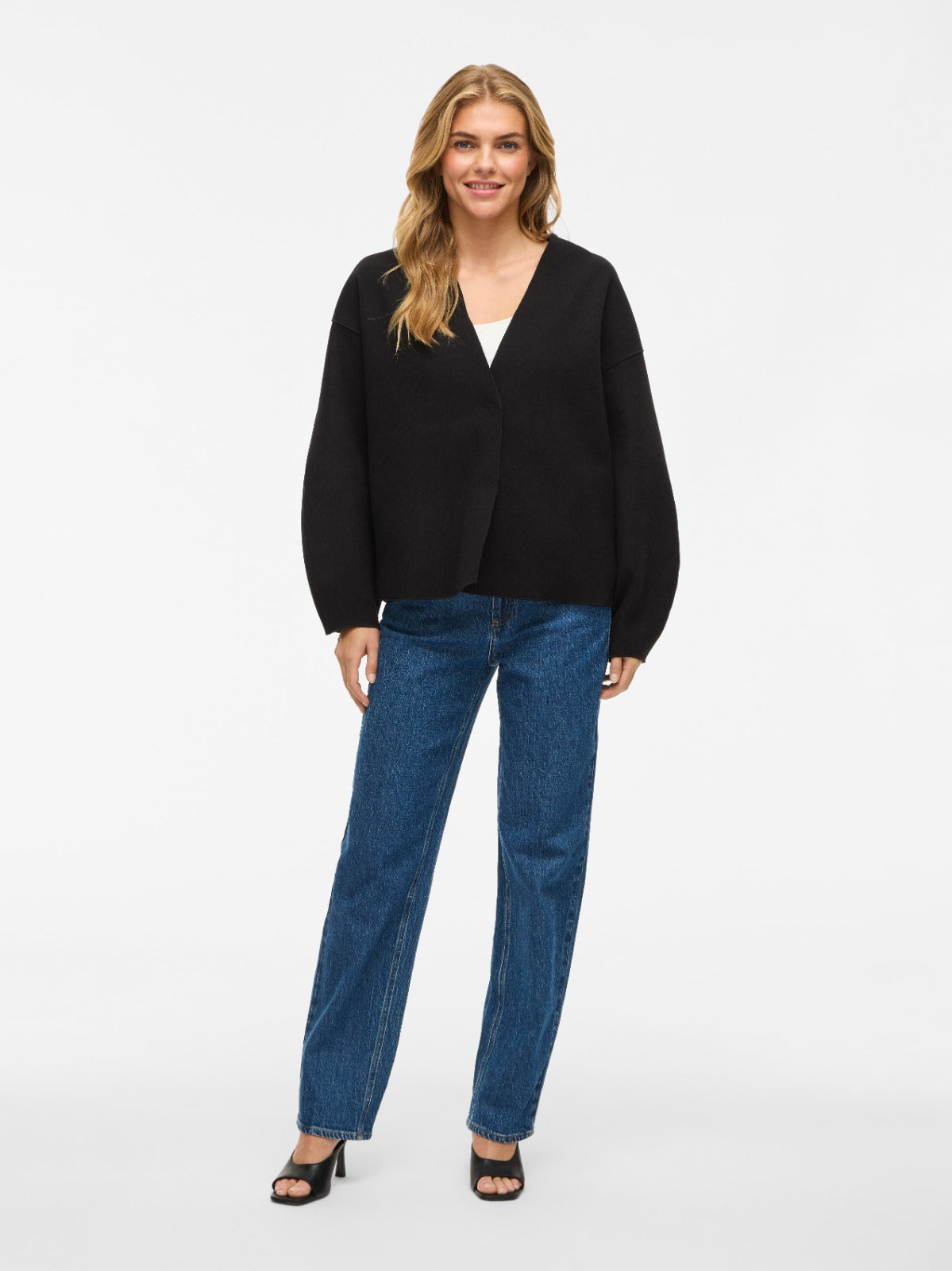 Juice Loose Cardigan/Jacket Black