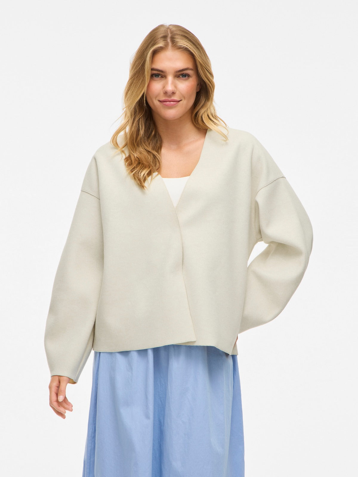 Juice Loose Cardigan/Jacket Cream