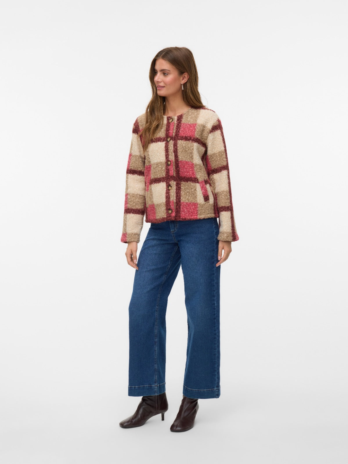 Tara Checked Boucle Jacket