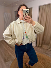 Lola Soft Denim Bomber Style Jacket