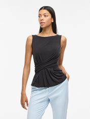 Modala Boatneck Drape Top - Part of co-ord