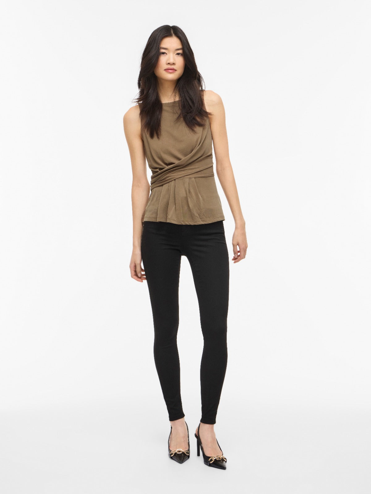Modala Boatneck Drape Top - Part of co-ord