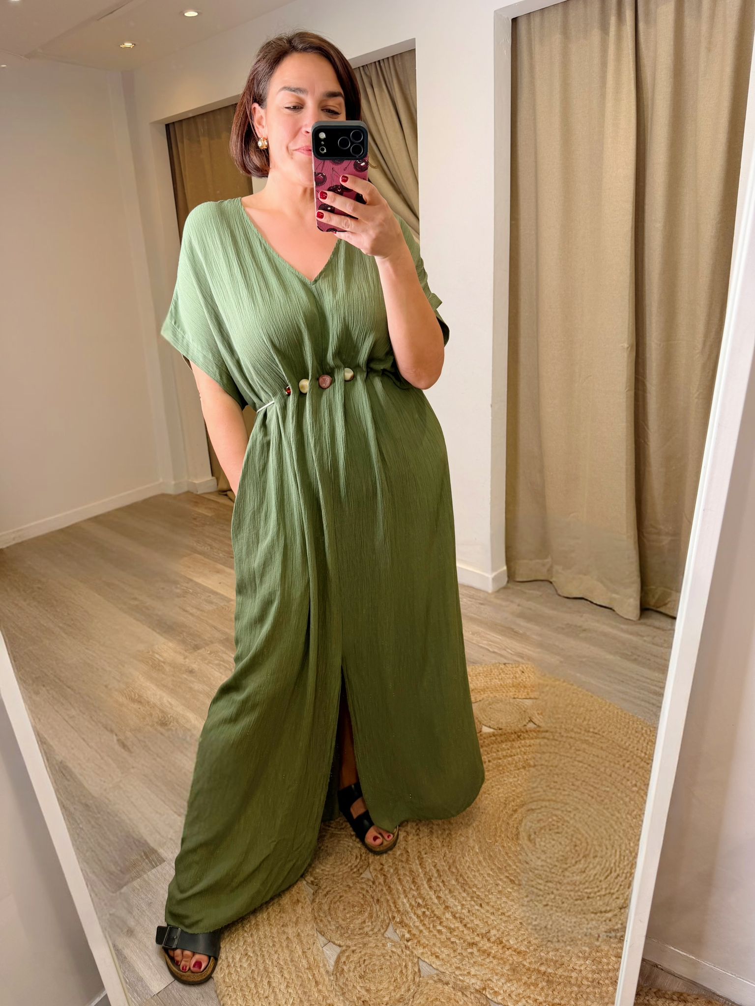Pippa Crinkle Bead Detail Maxi Dress - 4 colours