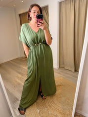 Pippa Crinkle Bead Detail Maxi Dress - 4 colours