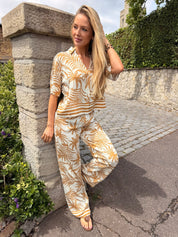Lizzy print Resort Shirt - part of co-ord