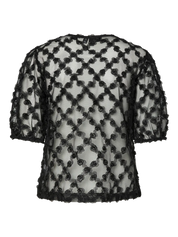 Michael Rose Semi Sheer Top