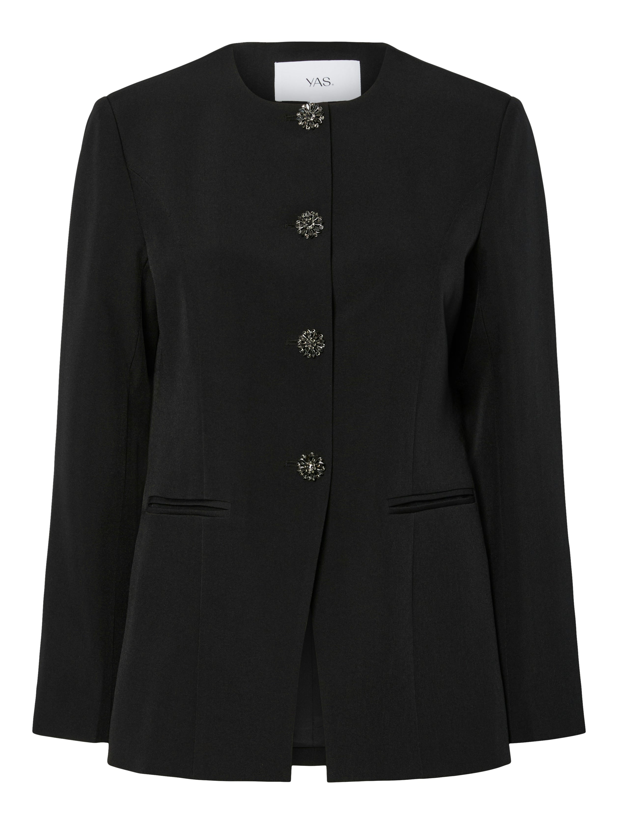 Ventura Button Detail O-neck Blazer