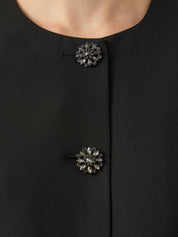 Ventura Button Detail O-neck Blazer
