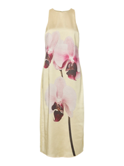 Orchinda satin Midi Dress