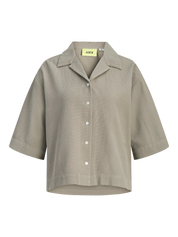 Global Waffle Resort Shirt Taupe