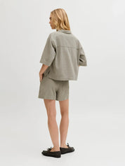Global Waffle Resort Shirt Taupe