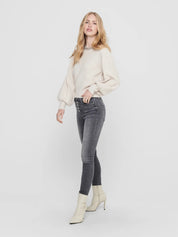 Elsa Jewelled Neck Knit Jumper