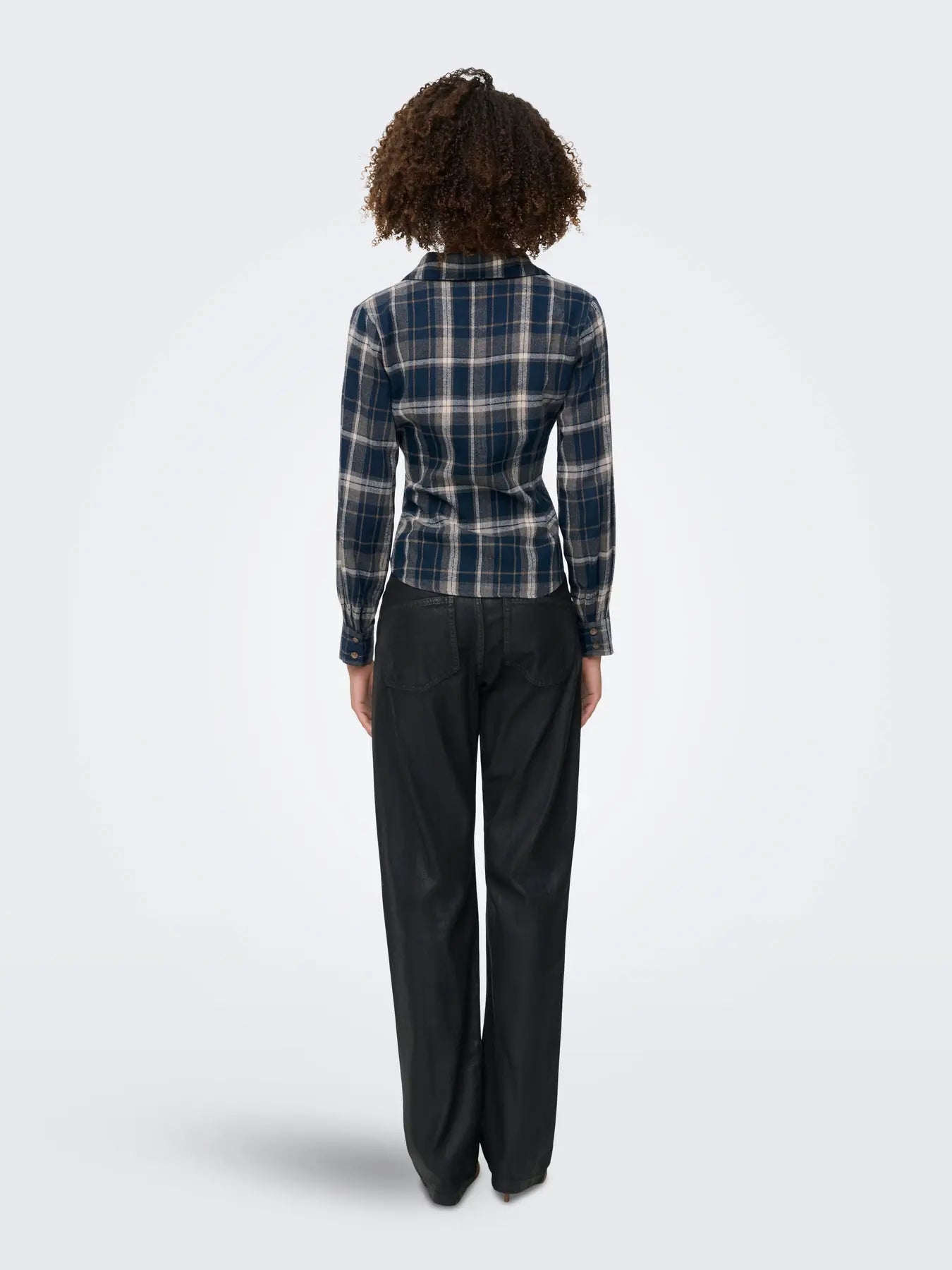 Maddie Fitted Checked Shirt