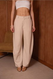 Aura Structured Wide Balloon Pants